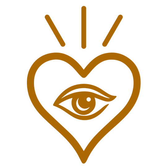 „Sielos Menas“ logotipas – širdies ir akies simbolis Logotipas su širdimi ir akimi – simbolizuojantis vidinę įžvalgą, sielos balsą ir sąmoningumą, naudojamas „Sielos Menas“ puslapiuose